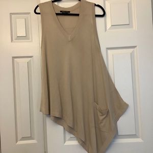 BCBGMaxAzria Asymmetrical Vest/Tunic